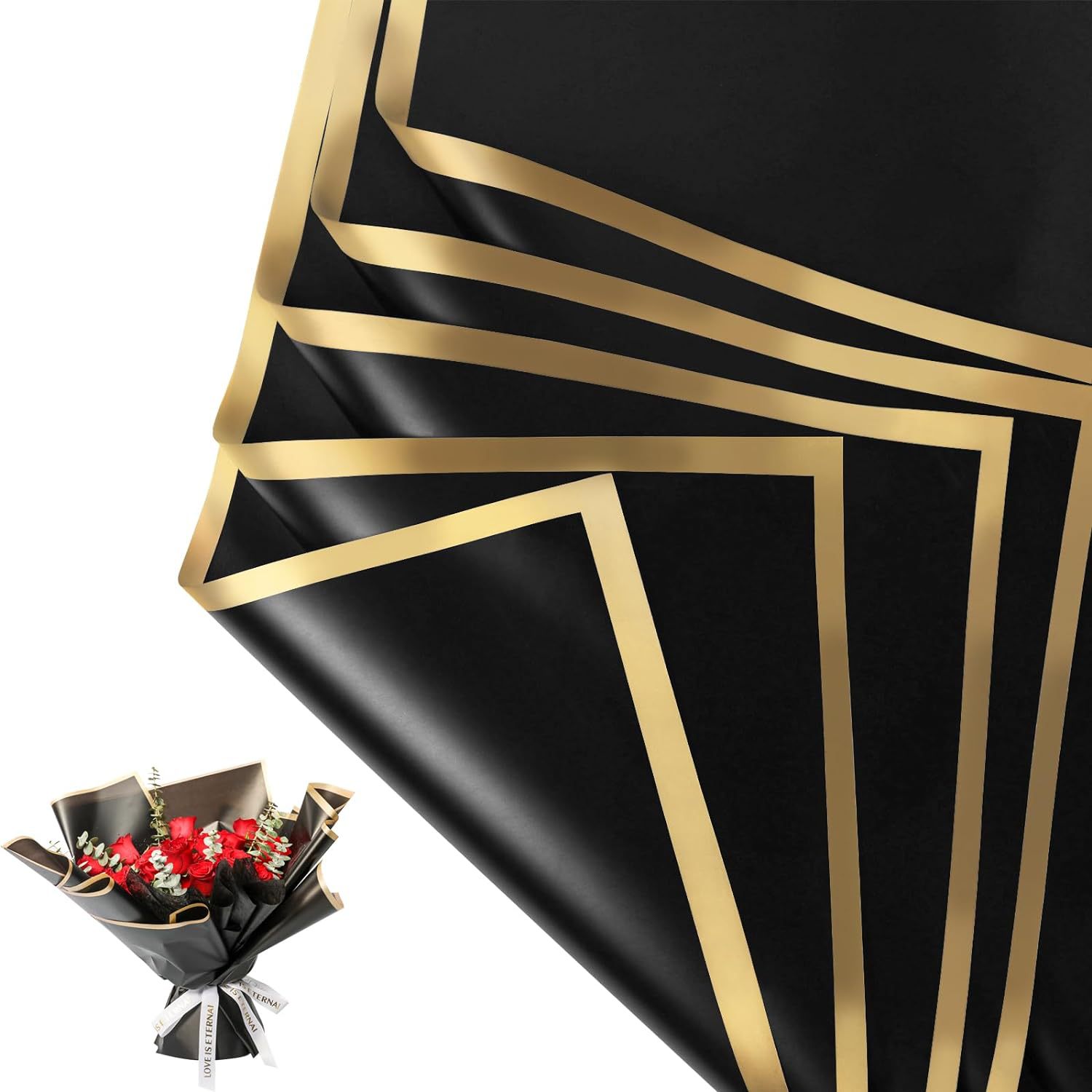 20 Arkuszy Złoty Brzeg Wodoodp – Florist Flower Supply recenzja i cena