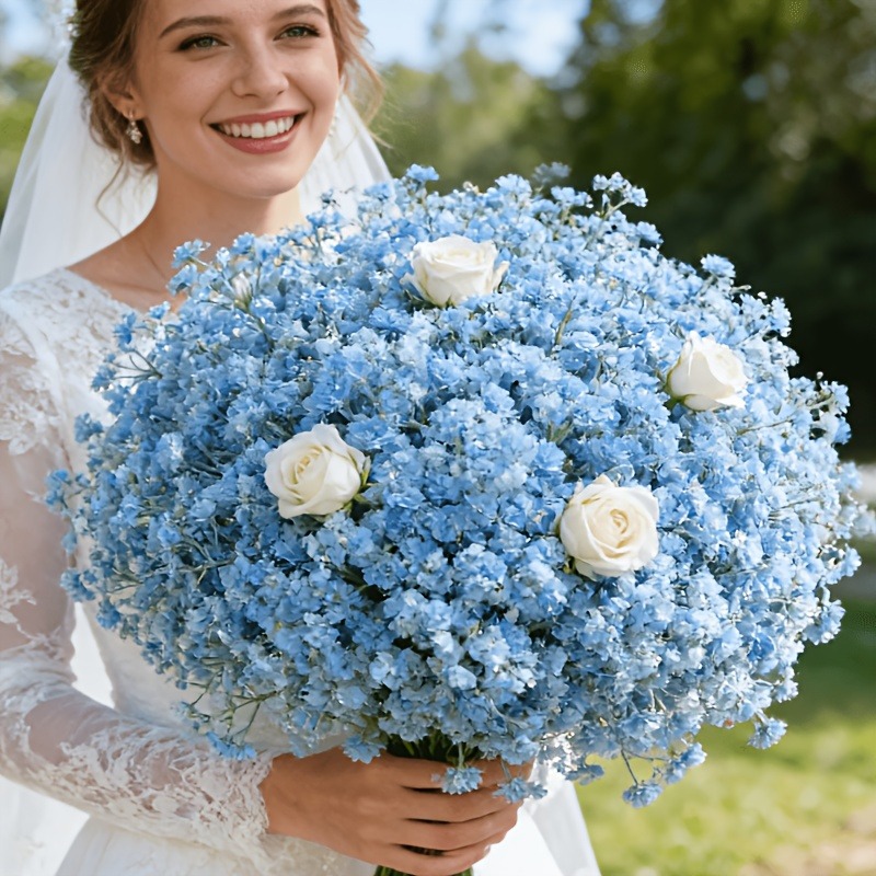 10 szt. Sztuczna Niebieska Gip – Florist Supply Bulk recenzja i cena